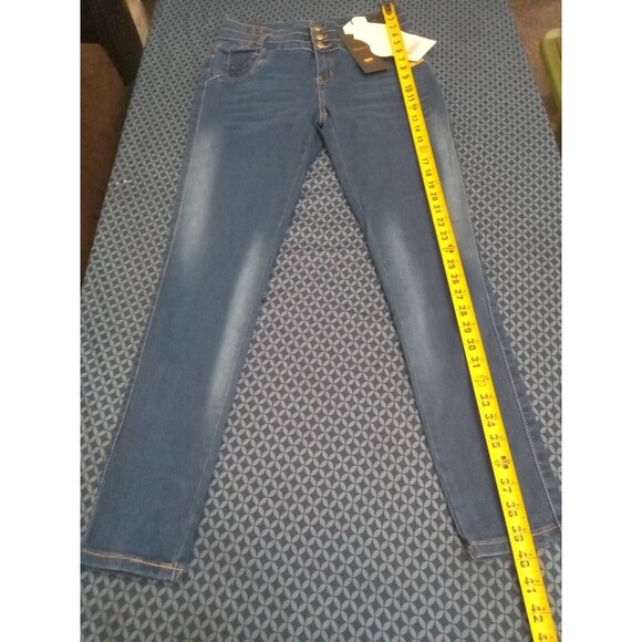 WAIST 33 INCHES SIZE 15 SKINNY JEANS STRETCH DENIM PUSH UP 15-3 MK1410 SZ15 - Picture 5 of 11